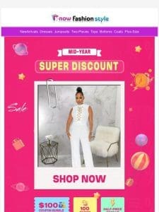 MID-YEAR SUPER DICOUNT Is On ?UP TO 65% OFF?