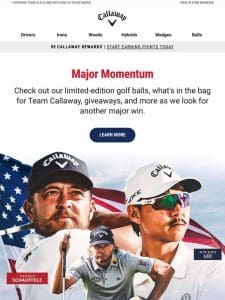 Major Momentum: Team Callaway Is Ready