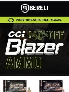 Major Monday Sale! ? CCI Blazer Ammo Price Drop ??