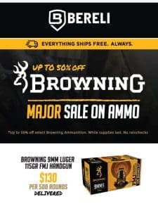 ? Major Sale On Browning Ammunition ?