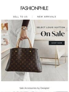 Major deal: SALE Louis Vuitton!