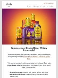 Make your Summer sips easy with Crown Royal