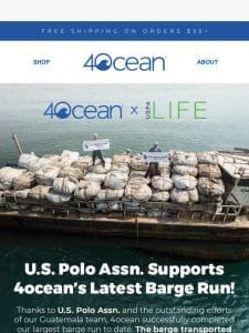 Making Waves Together: U.S. Polo Assn.’s Impact in Partnership with 4ocean