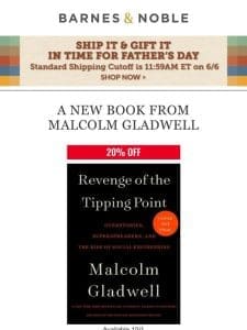 Malcolm Gladwell announces new book