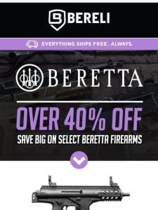 ?March Madness! Save Over 40% Off Beretta?