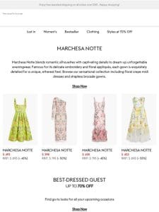 Marchesa Notte: Showstoppers at up to 55% off