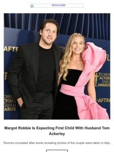 Margot Robbie Is Expecting First Child With Husband Tom Ackerley