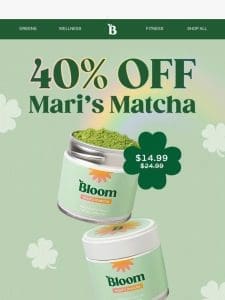 ? Mari’s Matcha Sale!