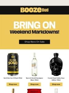 Markdowns: Hard Solo， Fireball， Crystal Head， and more.