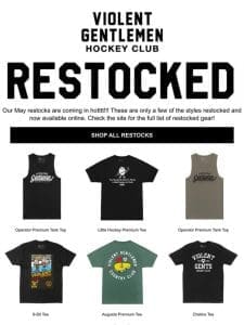 May Restocks: fan favorites are back