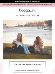 Meet Devon， Baggallini president and mom