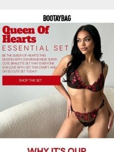 Meet our brand new queen of hearts set ??