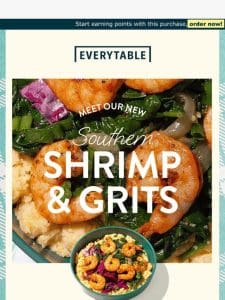 Meet our new Southern Shrimp & Grits meal