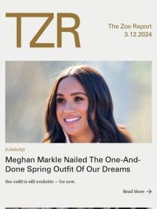 Meghan Markle Nailed The One-And-Done Spring Outfit Of Our Dreams