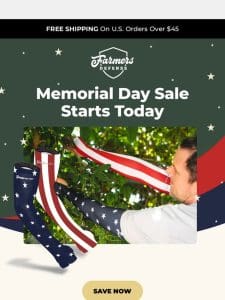 ?? Memorial Day Sale: Save up to 25% + FREE Shears!