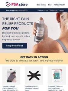 Migraine? Back pain? Muscle aches?