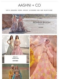 Modern & classic couture for the brides-to-be!