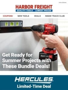 More HERCULES & BAUER Bundle Deals Just in Time for Summer!