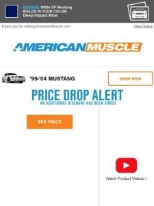 More Sale Items for Your Mustang