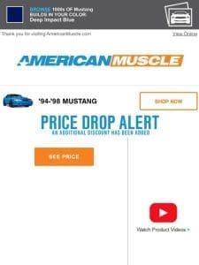 More Sale Items for Your Mustang