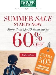 More Than 1，000 Items Up to 60% Off