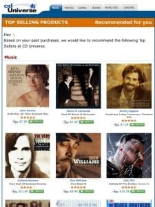 Music Top Sellers at CD Universe