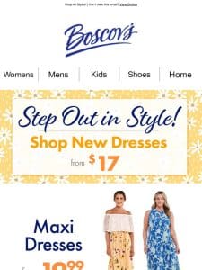 Must Have Dresses from $17