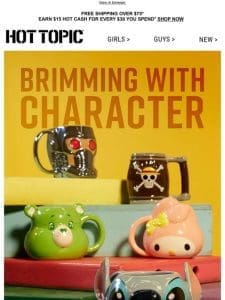 Must-have mugs brimming with character ??