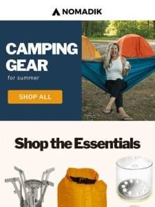 Must-haves for summer camping ?