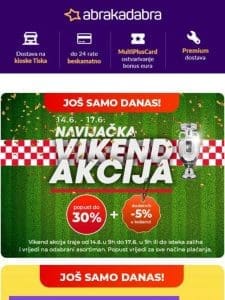 NAVIJA?KA VIKEND AKCIJA traje jo? SAMO DANAS ? Ljetna lepeza popusta: sve za ljeto