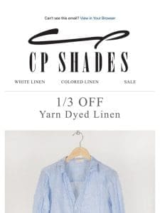 NEW: 1/3 OFF Yarn Dyed Linen Dresses