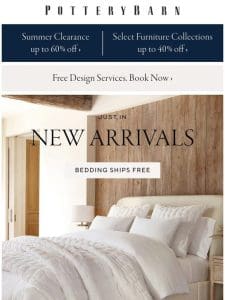 NEW ARRIVALS: Beautiful bedding