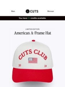 NEW American A-Frame Hat