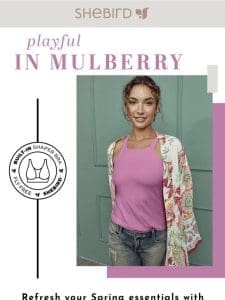 NEW COLOR DROP: Cami in Mulberry