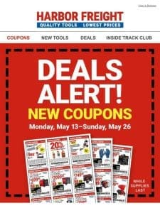 NEW COUPONS Are Here to Help You Save!