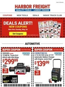 NEW COUPONS & DEALS Just in Time for Summer Projects!