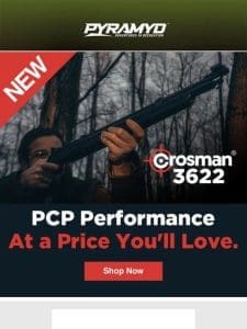 NEW! Crosman 3622 PCP Delivers