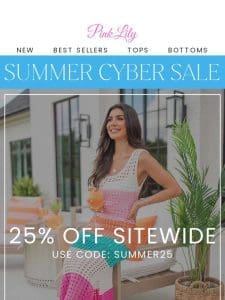 NEW DAILY DEALS | 25% off SITEWIDE ☀️ ️