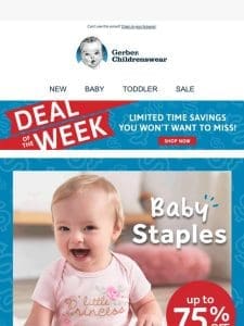 ? NEW Deal of the Week: Up to 75% Off