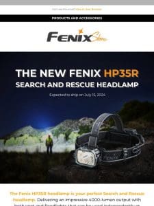 NEW Fenix Search and Rescue flashlight ⚡