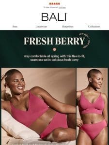 NEW Fresh Berry Seamless