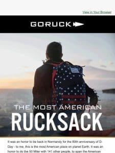 NEW GEAR: The Most American Rucksack in the Most American Place On Earth