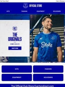 NEW IN Everton 24/25 Home Kit