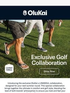 NEW IN GOLF: Exclusive OluKai x Linksoul Collaboration