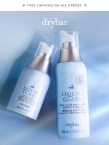 NEW Liquid Glass Blowout Cream + Finishing Serum ?