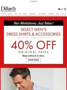 NEW MARKDOWNS JUST TAKEN!