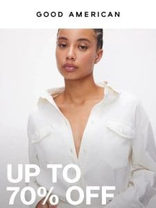 NEW MARKDOWNS: UP TO 70% OFF