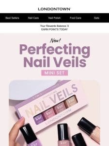 NEW! Perfecting Nail Veils Mini Set