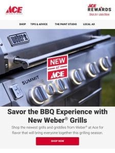 NEW Weber Arrivals Just in Time for Summer
