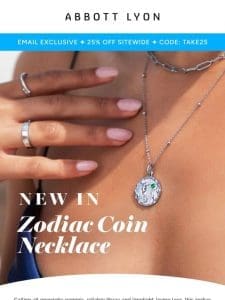 NEW! Zodiac Coin ? Your most personalized piece yet ?